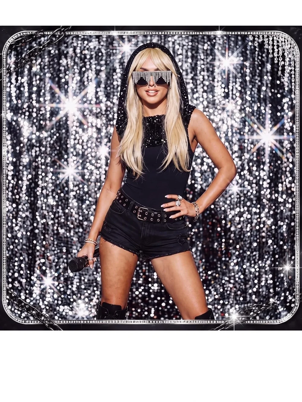 Hannah Montana Pop Star Costume Accessories Set